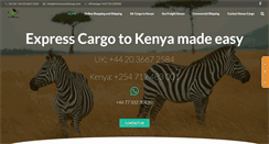Desktop Screenshot of kenya-cargo.com